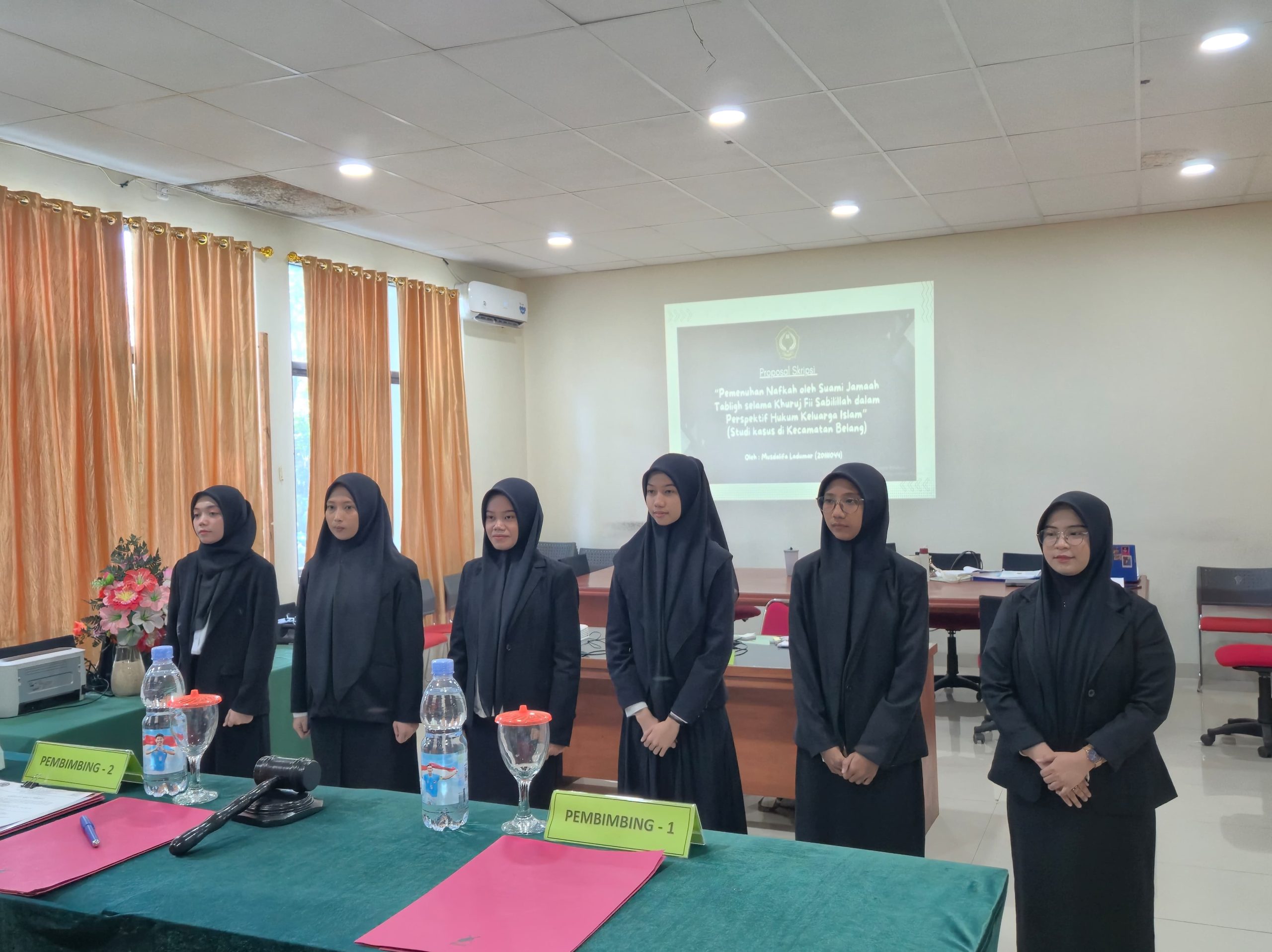 Fakultas Syariah IAIN Manado Gelar Pembukaan Ujian Proposal Skripsi