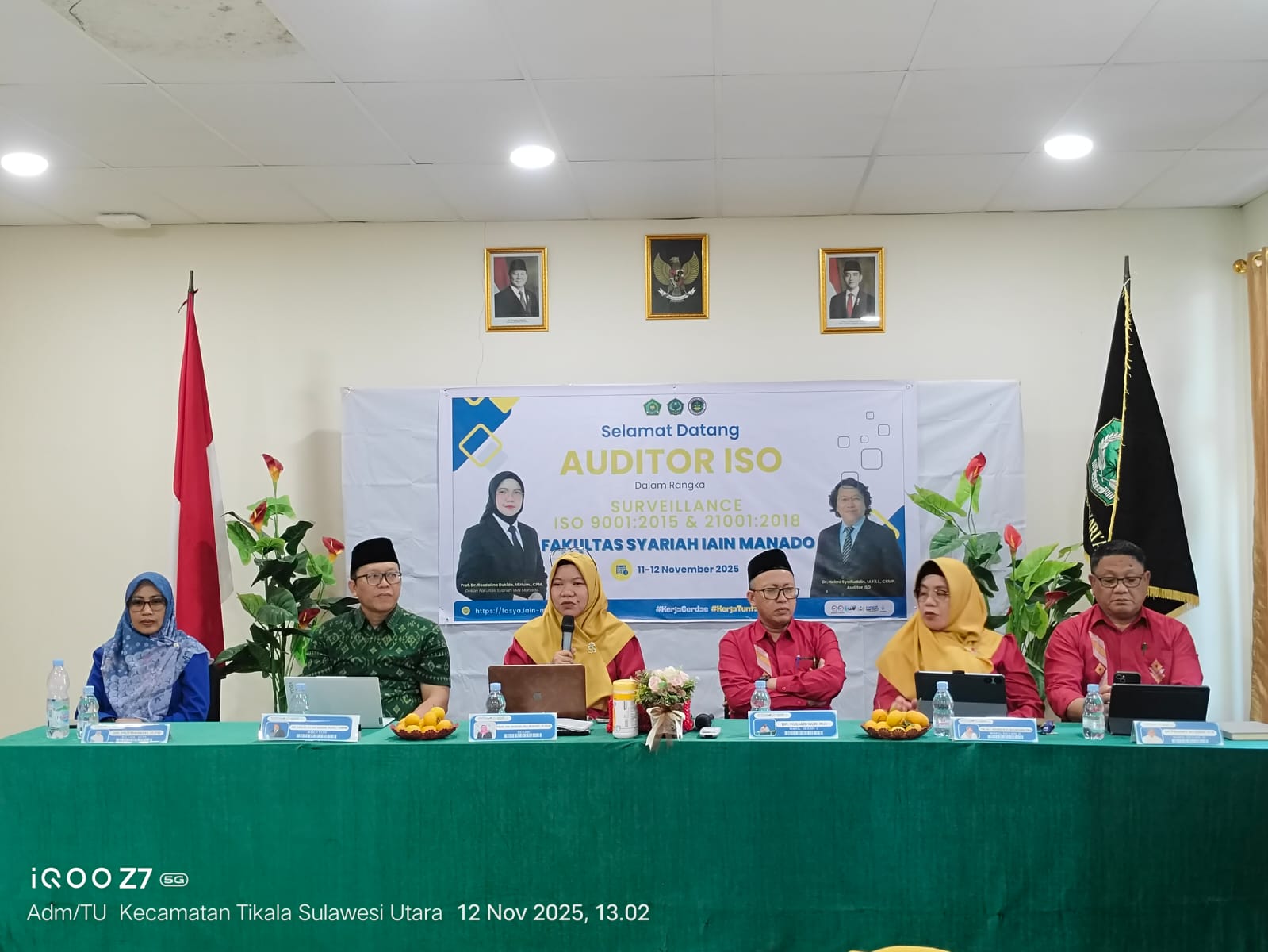 SAMBUTAN HANGAT FAKULTAS SYARIAH KEPADA AUDITOR SURVEILANCE ISO 9001:2015 & ISO 21001:2018