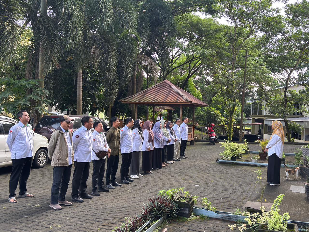 Dekan Pimpin Apel Pagi, Sampaikan Persiapan Ujian Akhir Semester dan Himbauan Kedisiplinan